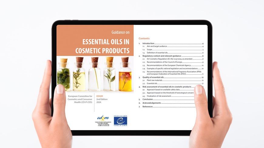 Essential oils in cosmetics: EDQM publishes revised guidance with best practices for safety assessment