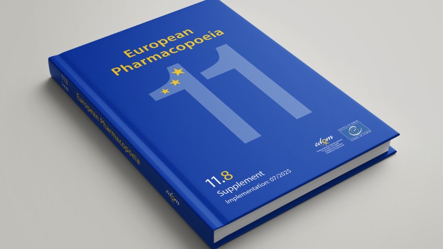 European Pharmacopoeia Supplement 11.8 now available