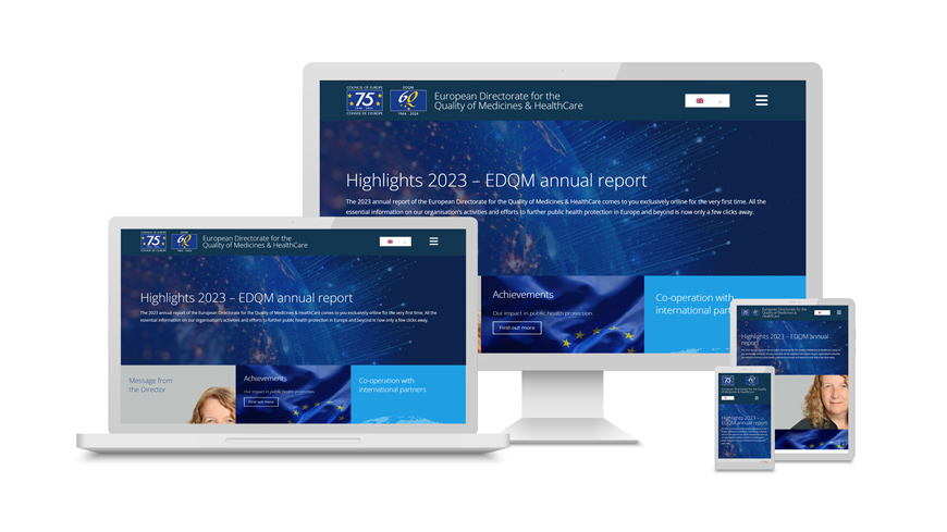 Making a significant difference – 2023 EDQM annual report published in new engaging digital format