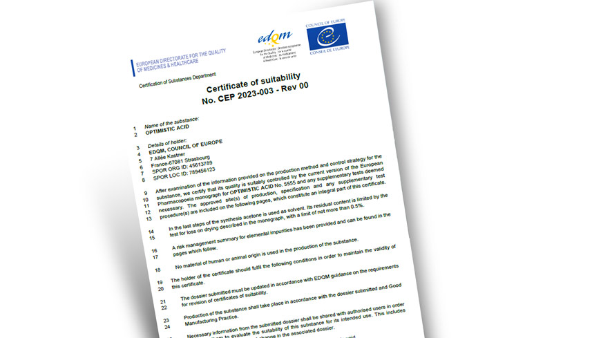 Module 9 : Programme d’inspection de l’EDQM